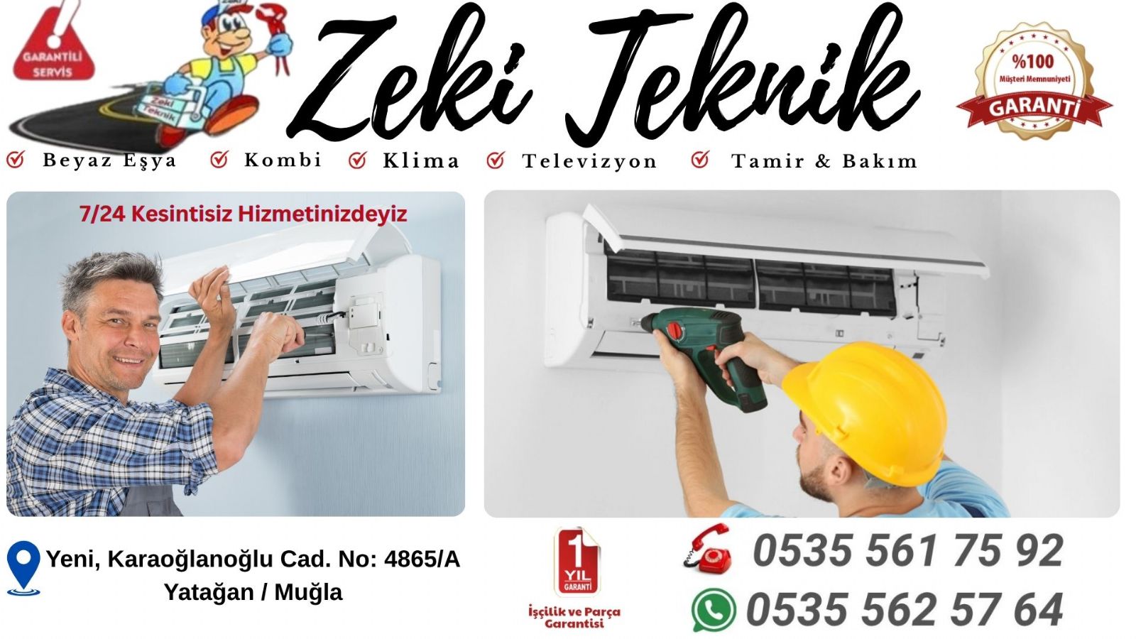 Yatağan Klima Servisi 